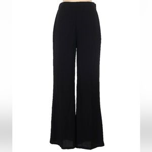 Leith Black Wide Leg High Waisted Pants Size Medium